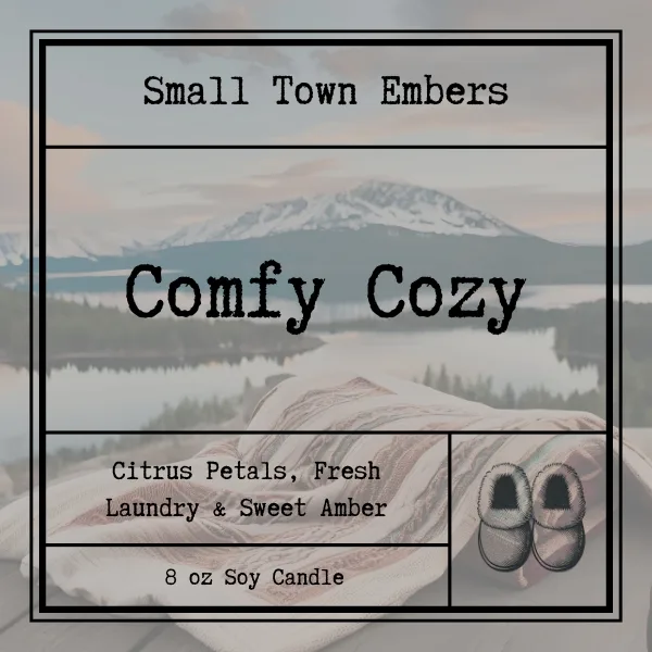 Comfy Cozy Single Wick Candle - Image 2