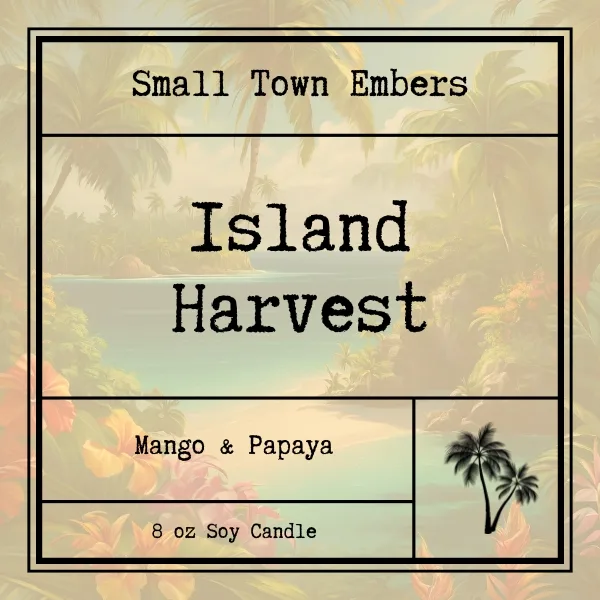 Island Harvest Single Wick Candle - Image 2