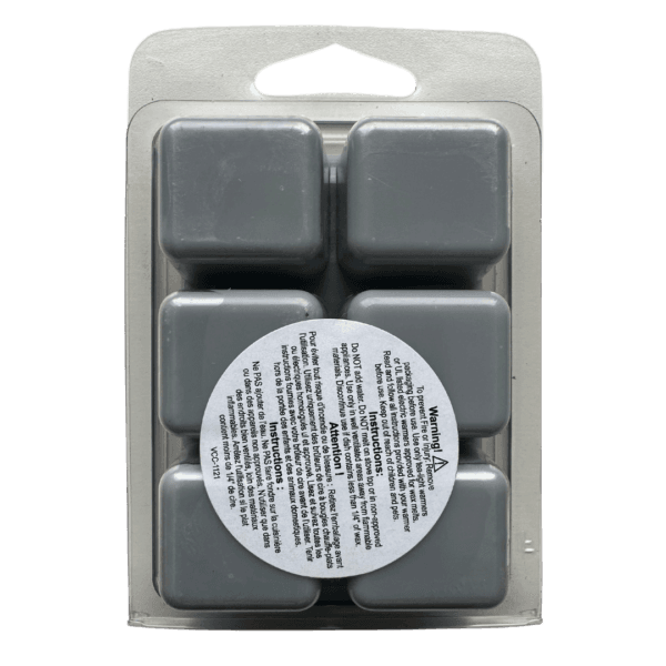 a picture of the back of a birchberry breeze scented wax melt