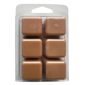 a picture of the back of a eggnog scented wax melt