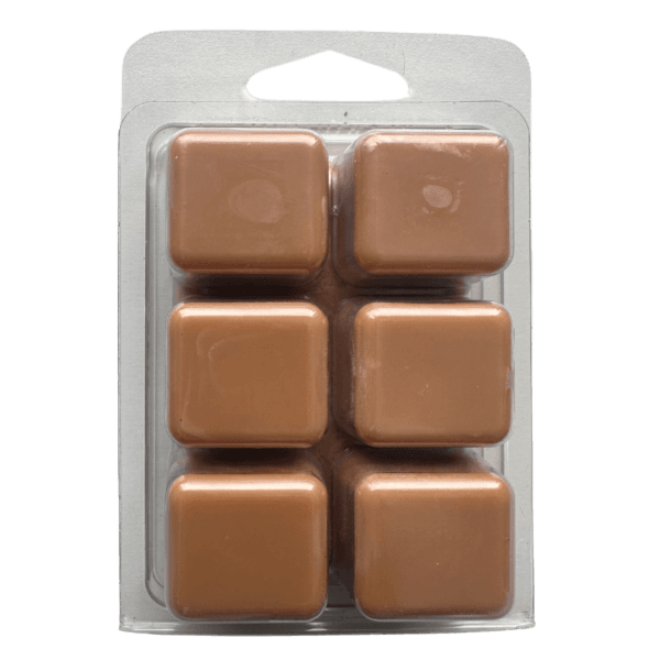 a picture of the back of a eggnog scented wax melt