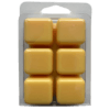 a picture of the back of a mimosa scented wax melt