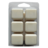 a picture of the back of a vanilla driftwood scented wax melt