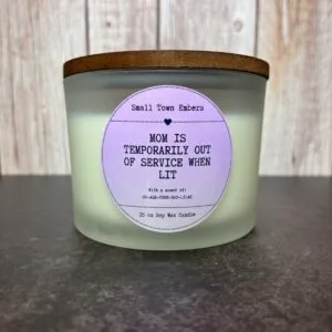 Mom Time-Out Soy Candle – Lilac Bloom